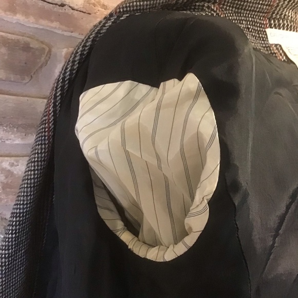 DAVID BENJAMIN Vintage 80’s 90’s Women’s Wool Plaid Blazer Jacket 11/12 - Picture 5 of 9